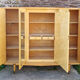Wardrobe wardrobe and vintage shelves 50s, mirrors