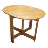 Table ovale bois pliable