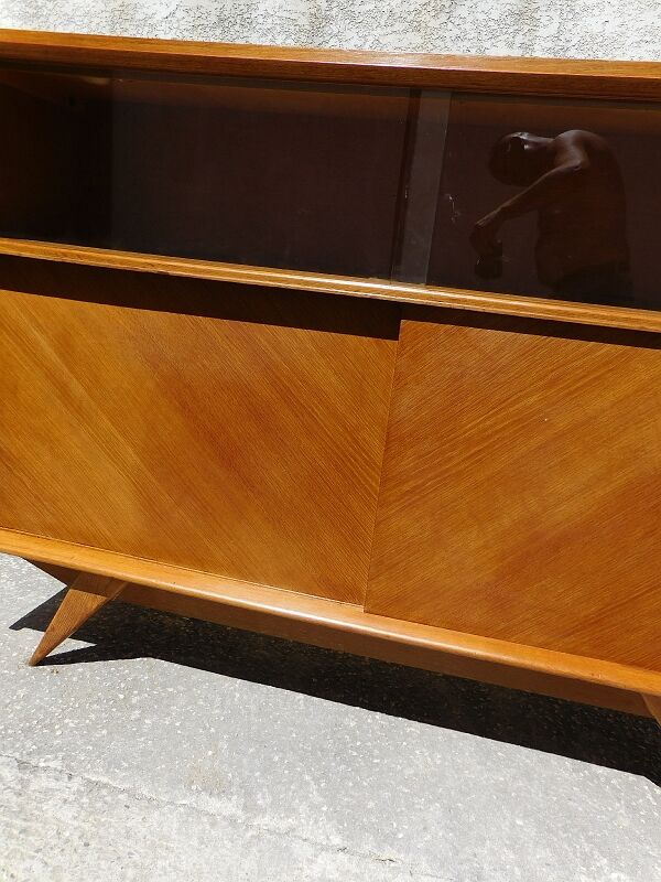 Enfilade bahut of dining room vintage showcase 1950