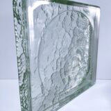 Two designer glass paving pockets