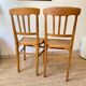 Paire de chaise bistrot Stella France vintage années 50