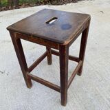 Workshop stool with solid wood handle 46cm