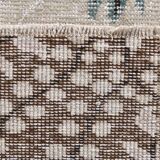 Brown & beige vintage rug 173x253cm