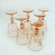 6 verres à vin Rosaline Luminarc Arcoroc France - vintage années 80