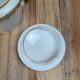 Antique sugar bowl in Limoges porcelain – elegant gold decoration