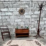 Oak shelf 1950 French modernist