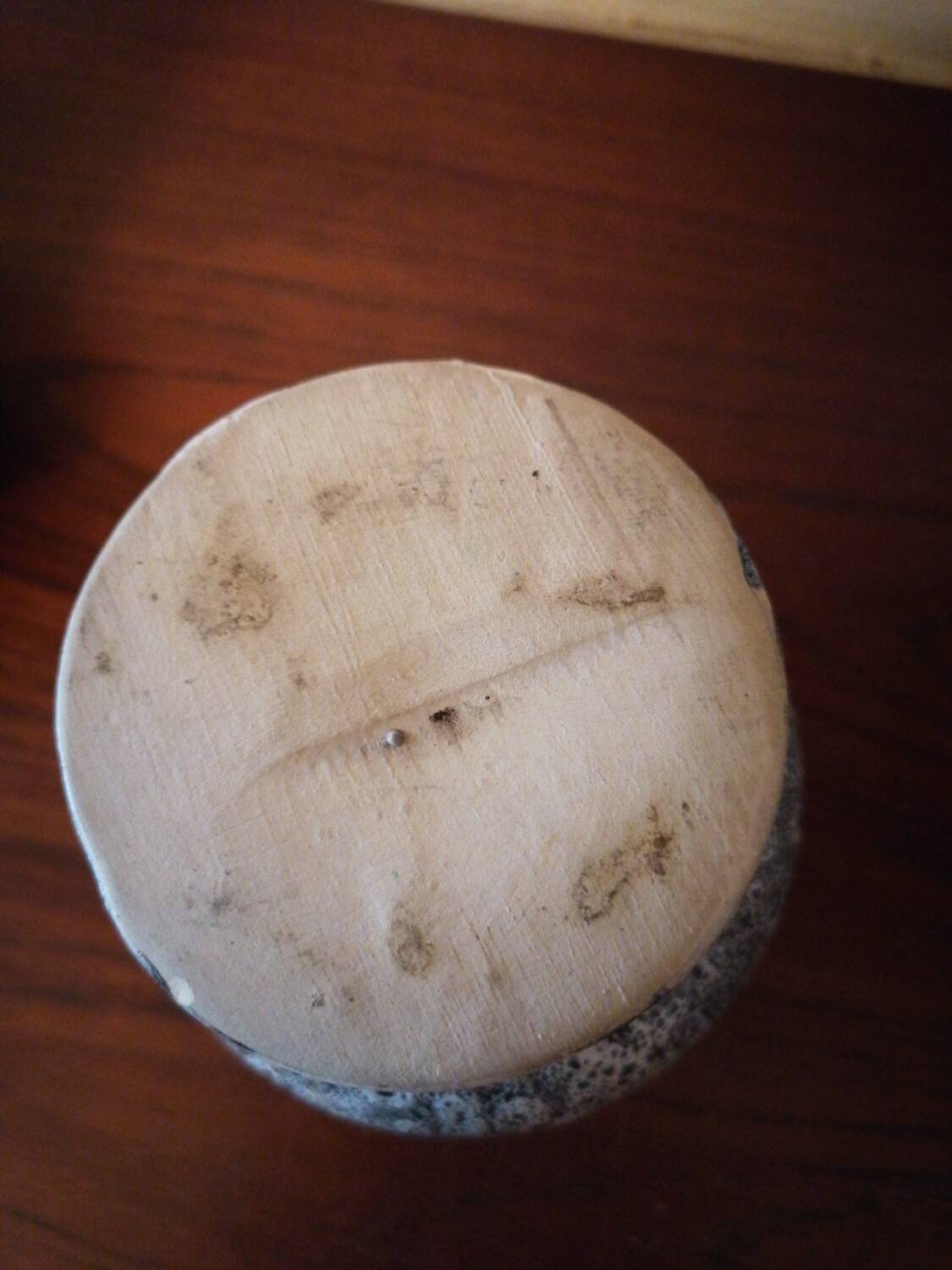 Small design vase 1960 fat lava