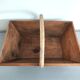 Ancien panier de vendanges en bois