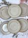 6 Tulowice speckled stoneware plates