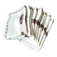 10 Vintage Basque Linen Napkins