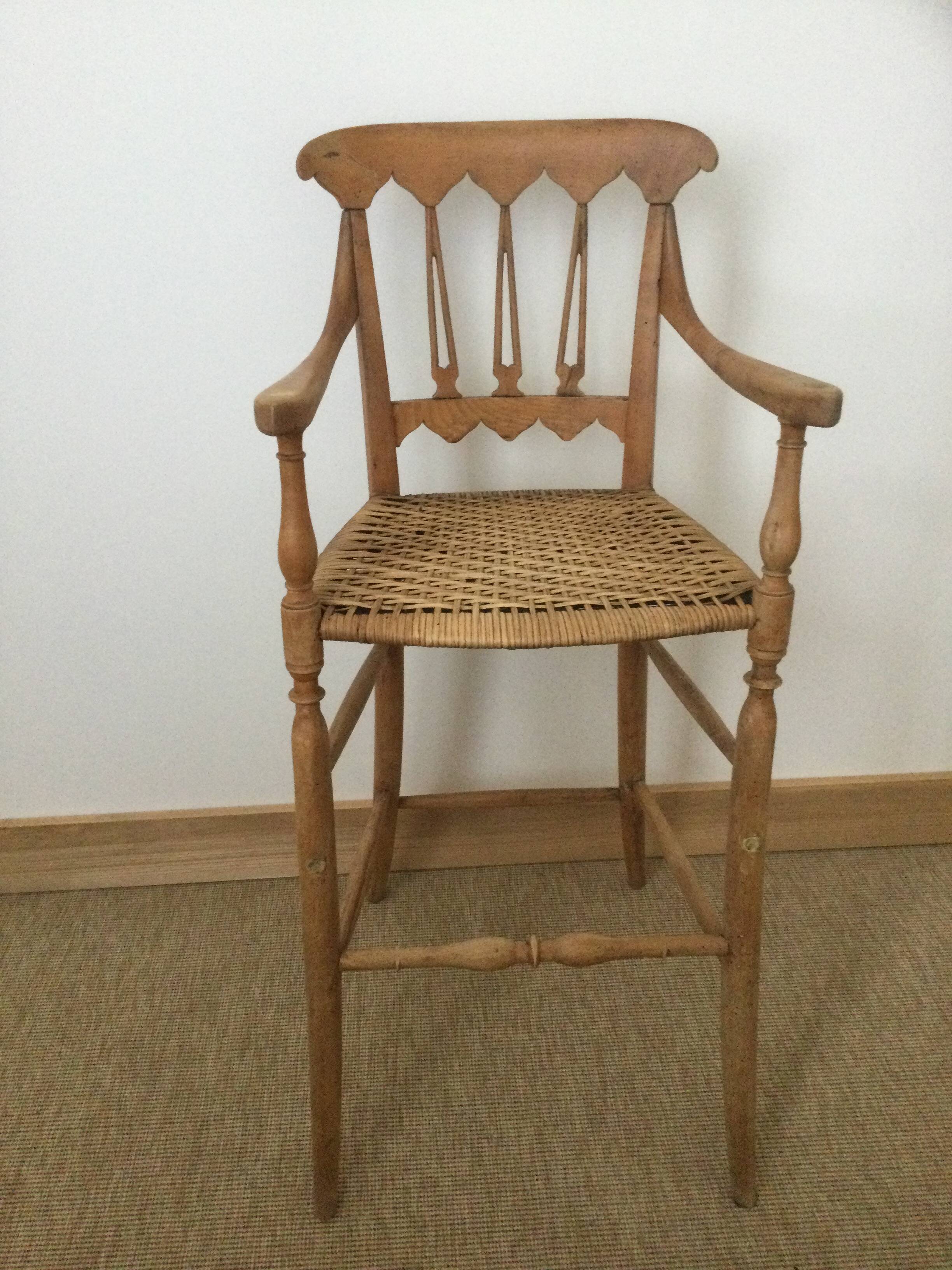 Antique high chair