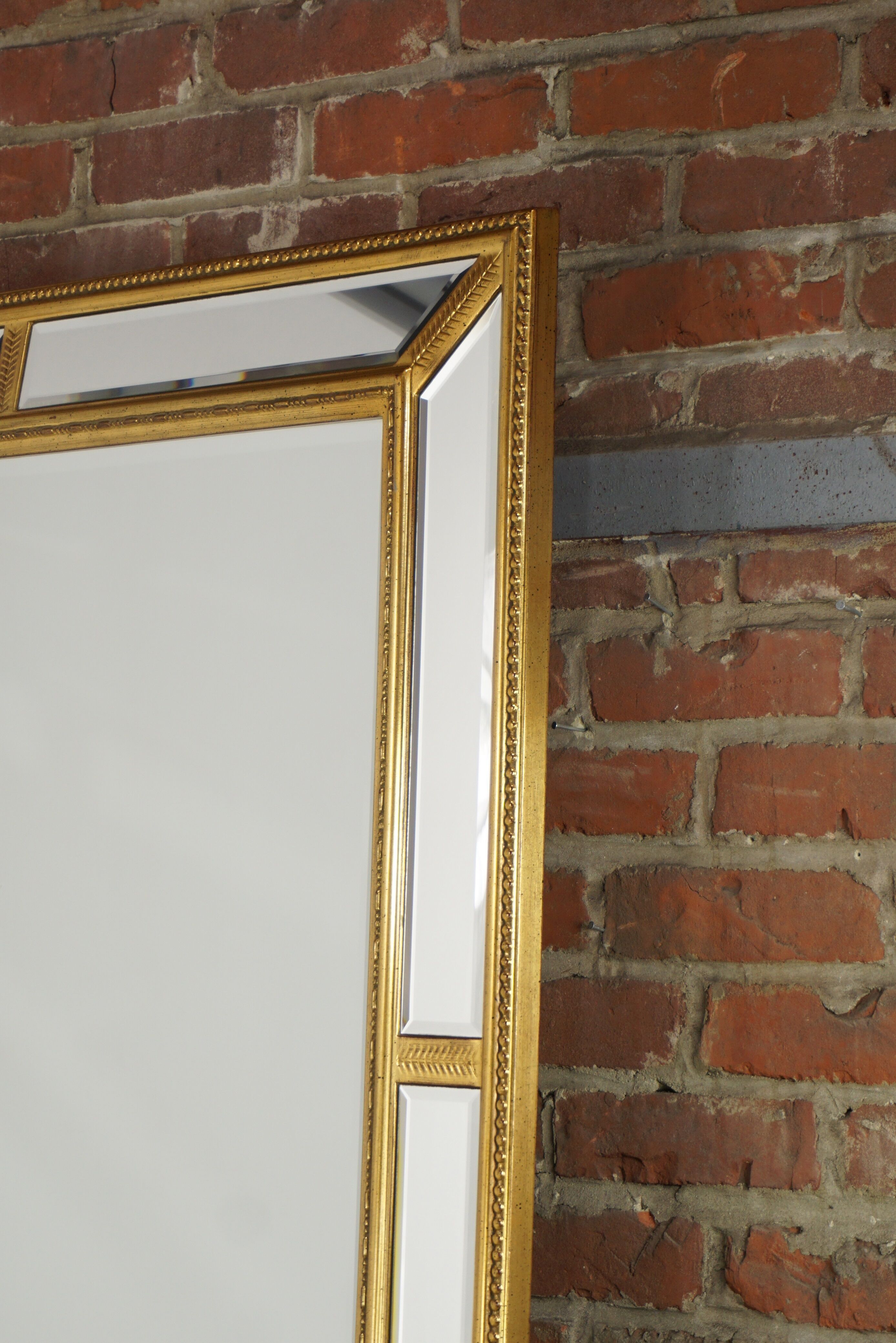 Bevelled and close-to-close mirror 109x194cm