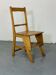 Chaise d'escalier de bibliothèque métamorphique esthétique vintage, années 1930
