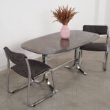 Table danoise en pierre, années 1980