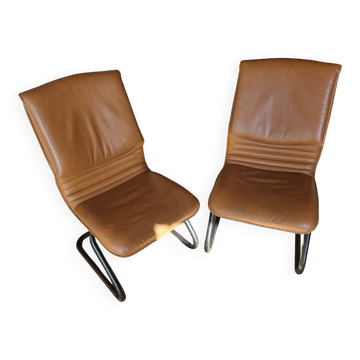 Comforto leather armchairs