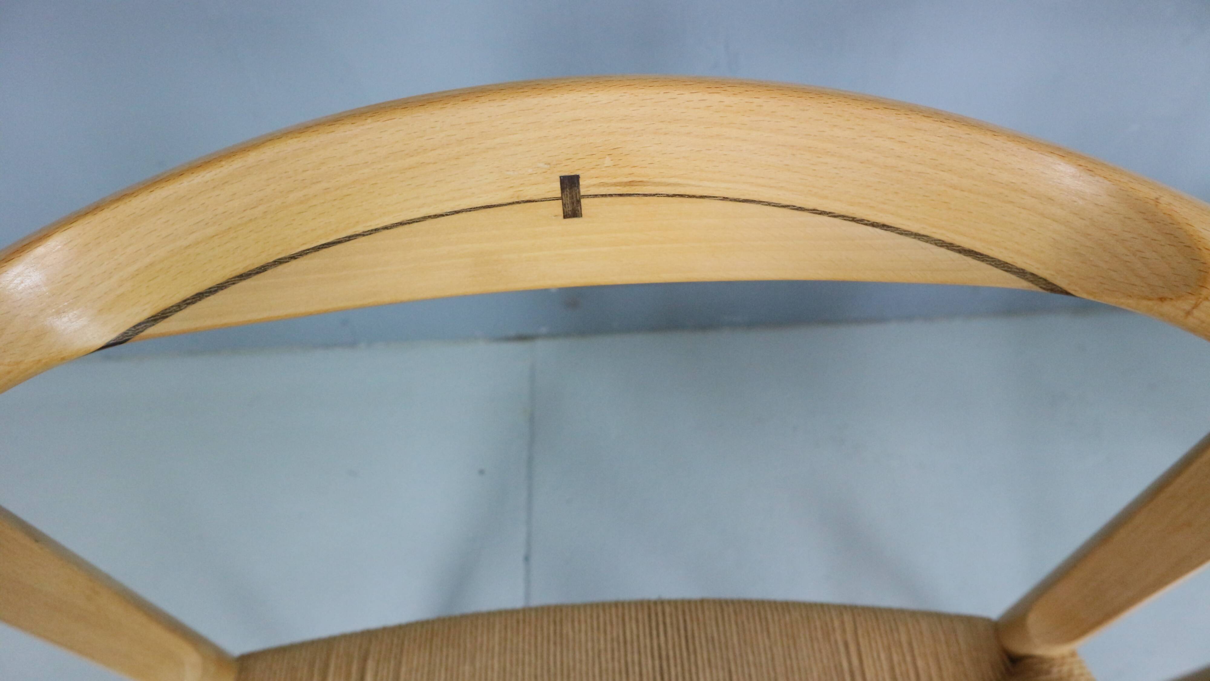 Set of four vintage First Chair PP201 by Hans J Wegner for Pp Furniture, De