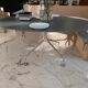 Oval table 120x160 anthracite - 6 to 8 people
