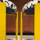 Paire de tabourets de bar vintage vers 1980