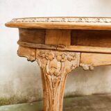 Baroque oval coffee table