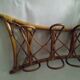 70s bamboo coat hanger