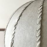 Italian suspension lamp, cocoon ball in resin, 1970s design.