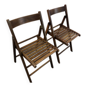 Pair of folding chairs