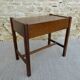 Dark wood bedside table from the 60s, Scandinavian style