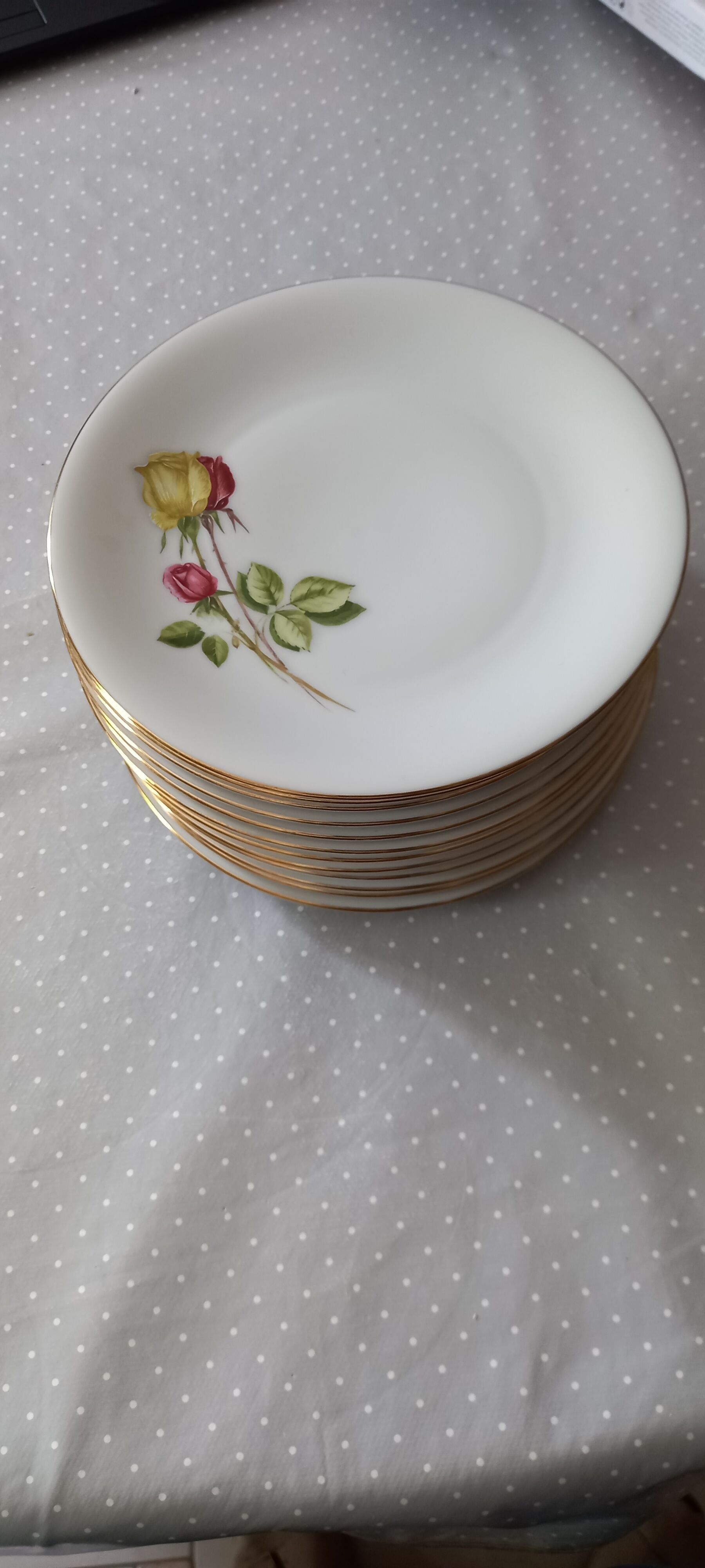 6 Bavarian porcelain plates Altesse de Vercor