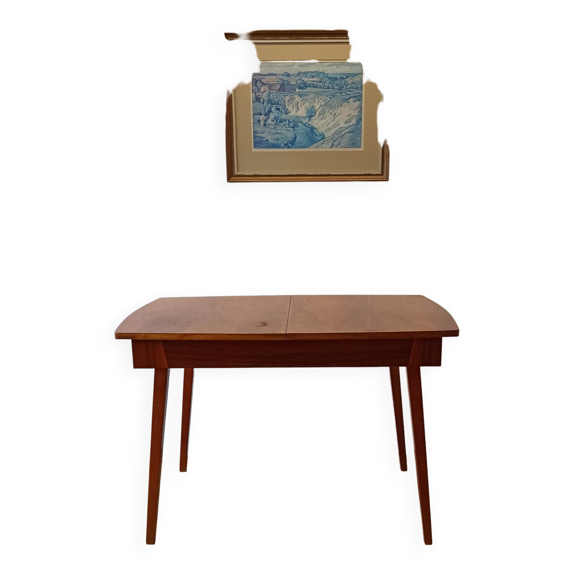 Modernist extendable dinning table  Bilea  of the 1960s.