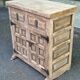 Renovated Spanish chest of drawers in solid walnut from the 1950s.