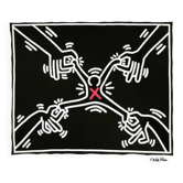 Limited Edition Lithograph by Keith Haring, Numbered in Pencil, 1990s