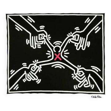 Limited Edition Lithograph by Keith Haring, Numbered in Pencil, 1990s