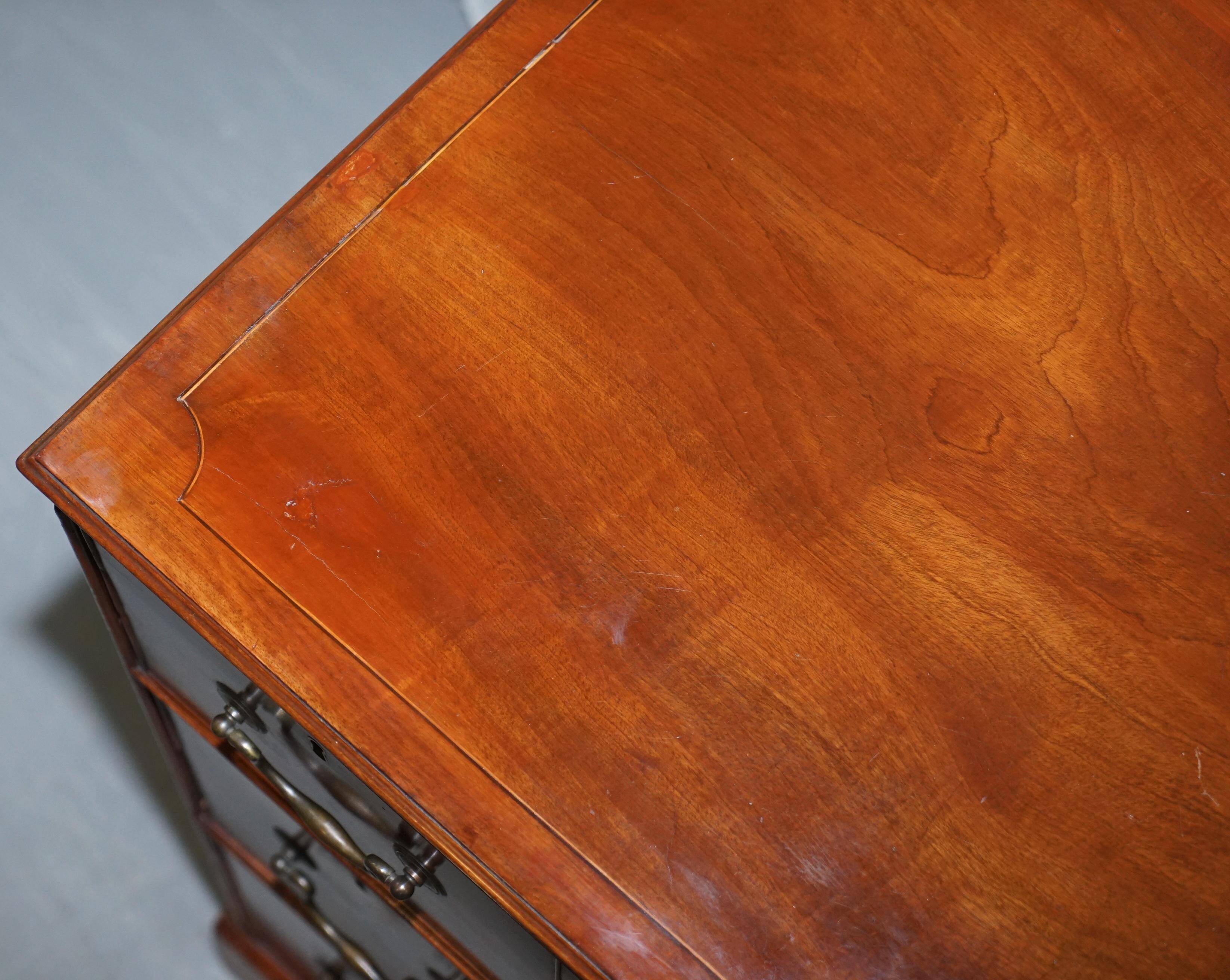 Georgian military campaign desk Regency with large map drawer