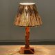 Lampe vintage en bois 1960