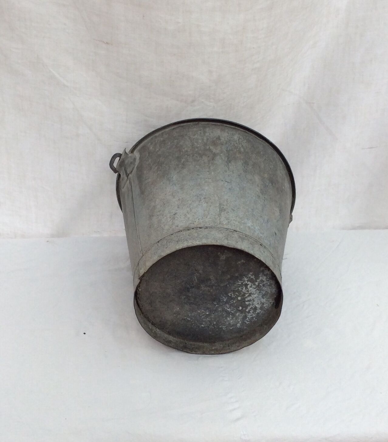 Ancient size zinc bucket