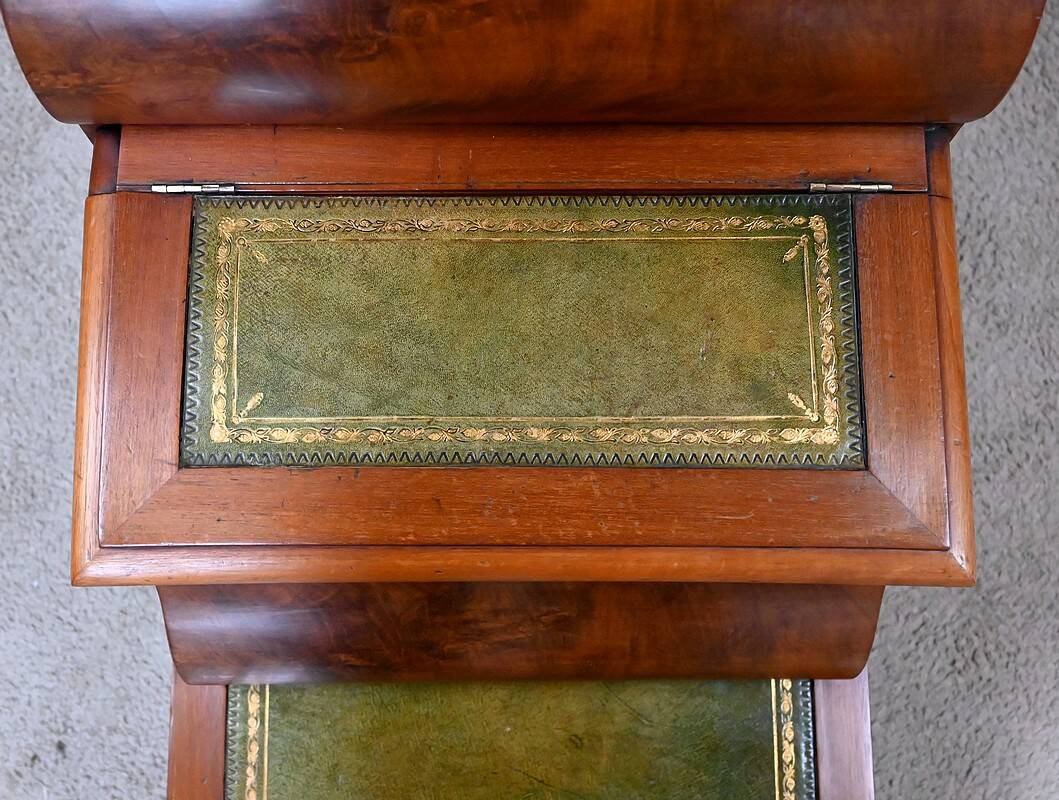 Victorian Library Step Stool in Mahogany, England – 2nd half of the 19th century
