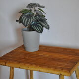 Vintage bamboo side table
