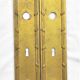 Brass plates with lock entry