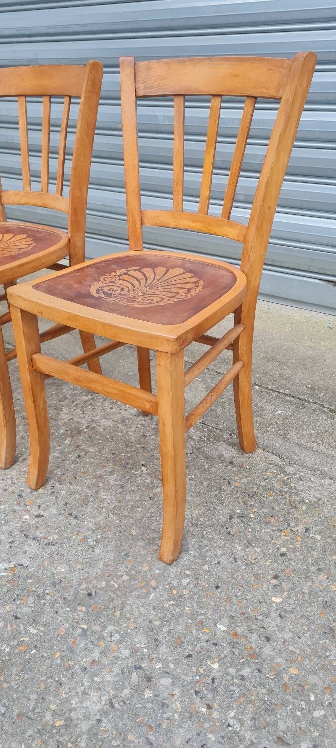 Set de 4 chaises bistrot luterma