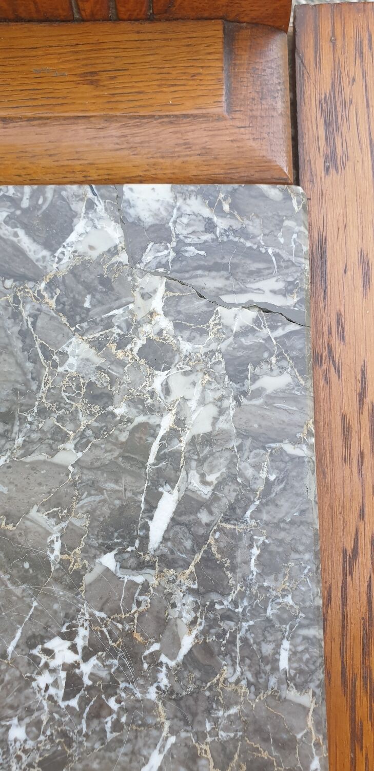 Oak art deco sideboard