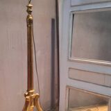 Louis XVI style gilded wooden floor lamp
