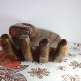 XXL wooden hand tray Vintage 1960 Italy