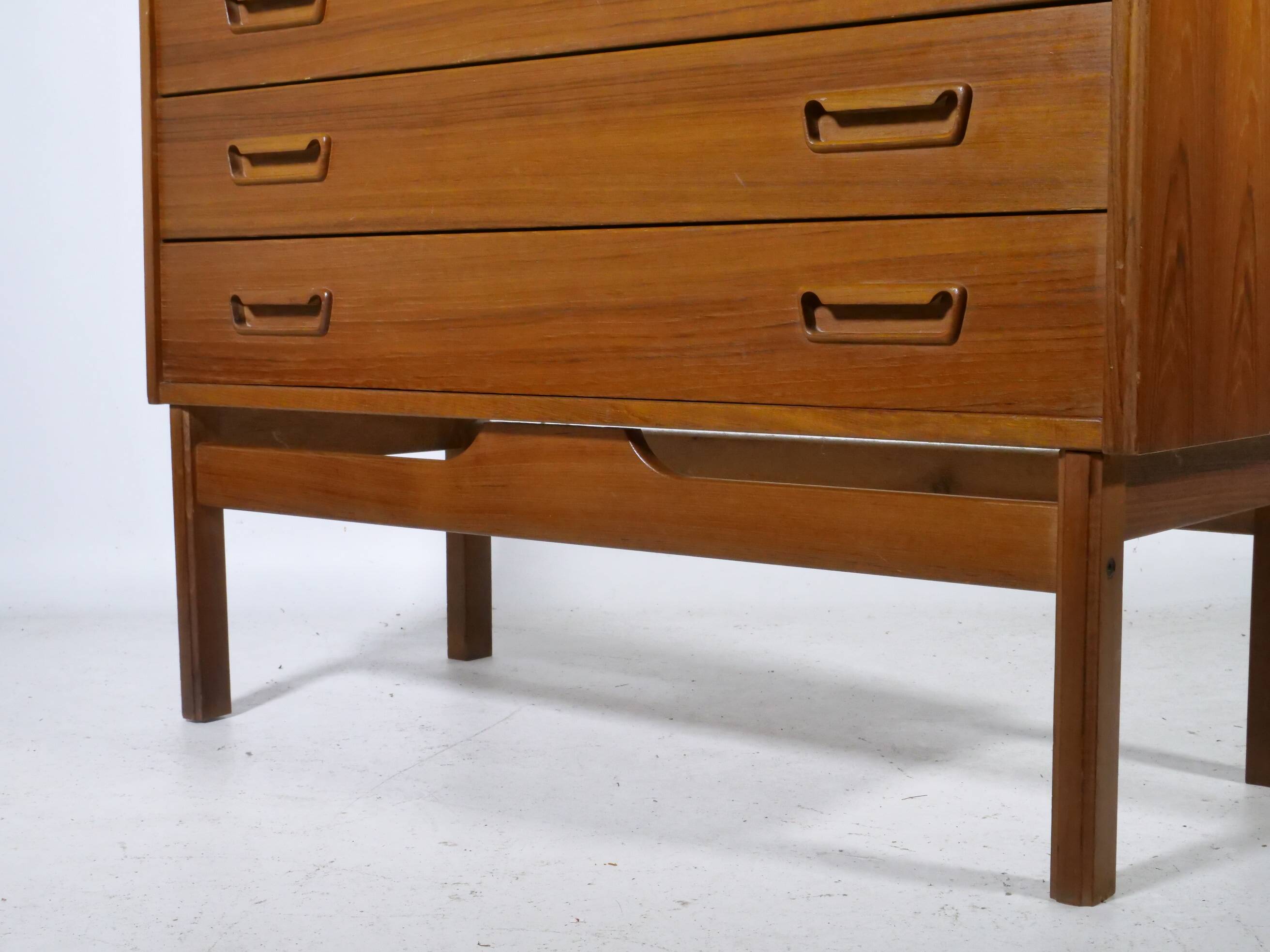Secrétaire danois en teck, années 1960