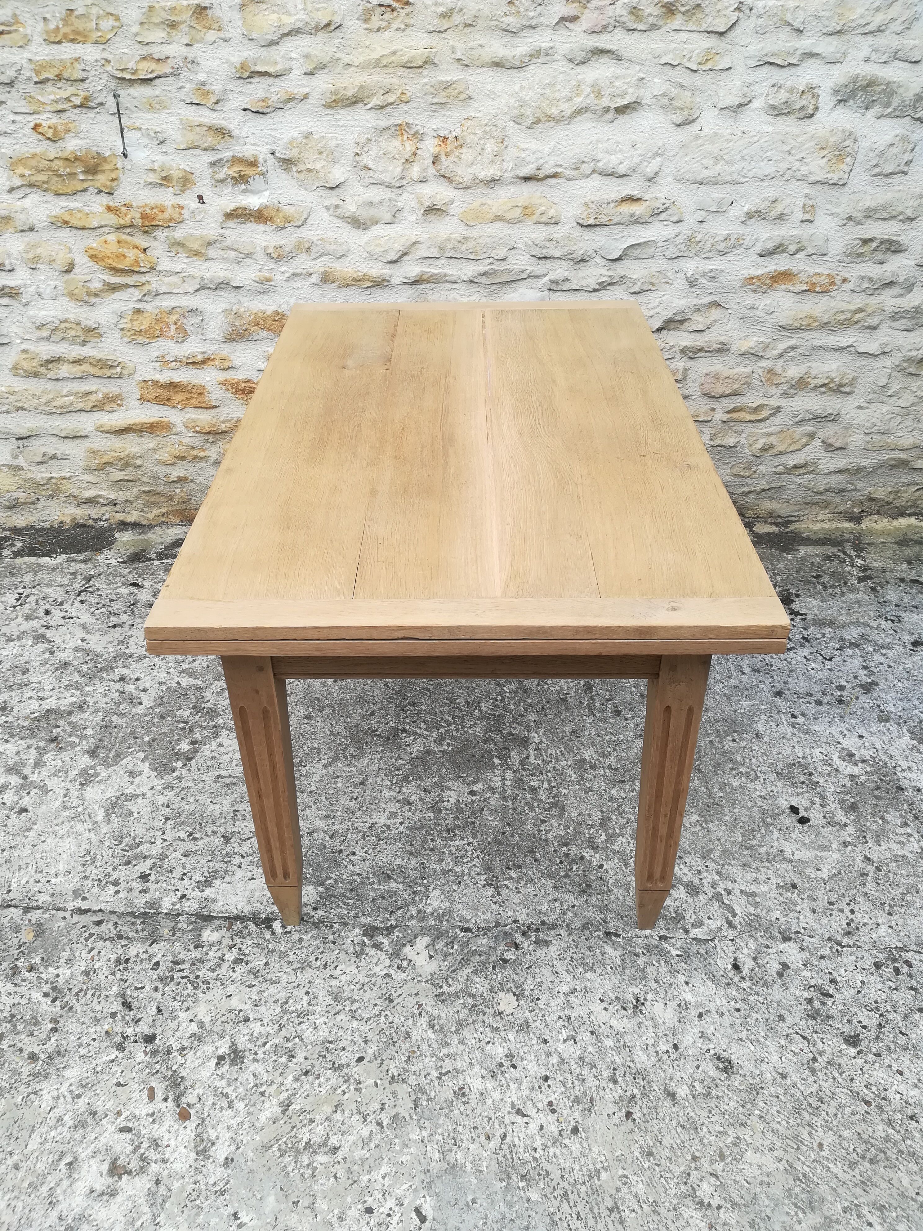 Oak farmhouse table
