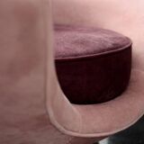 Vintage Mid-Century Space Age Velour Lounge Set from Paged, 1972, Set of 3