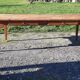 Country farm table in pine , 2 drawers