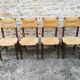 Chaises paillées