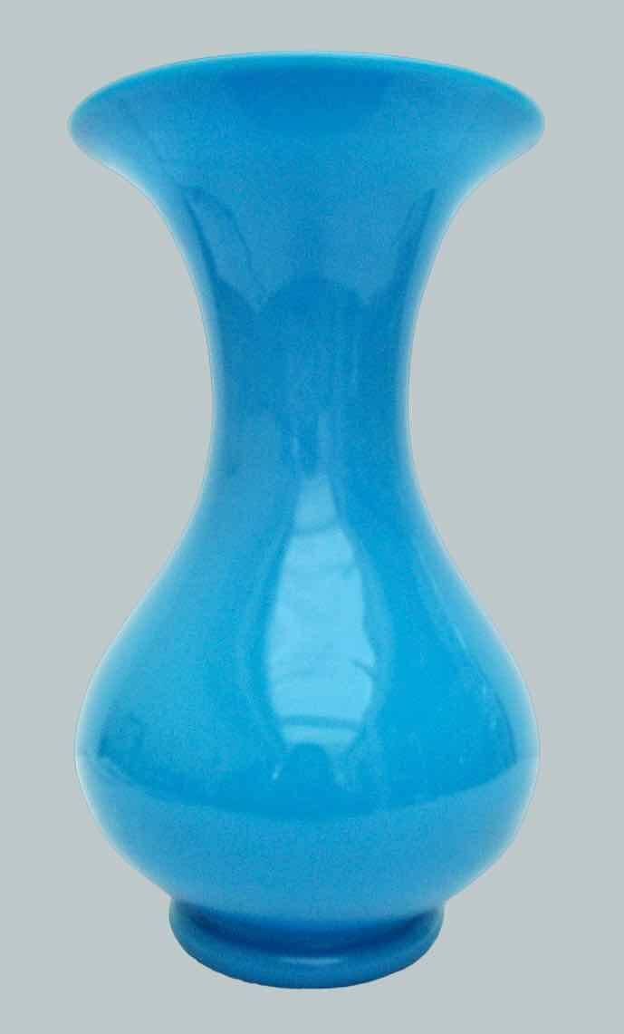 Blown opaline vase