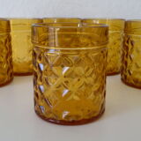 Set of seven drinks pineapple vintage