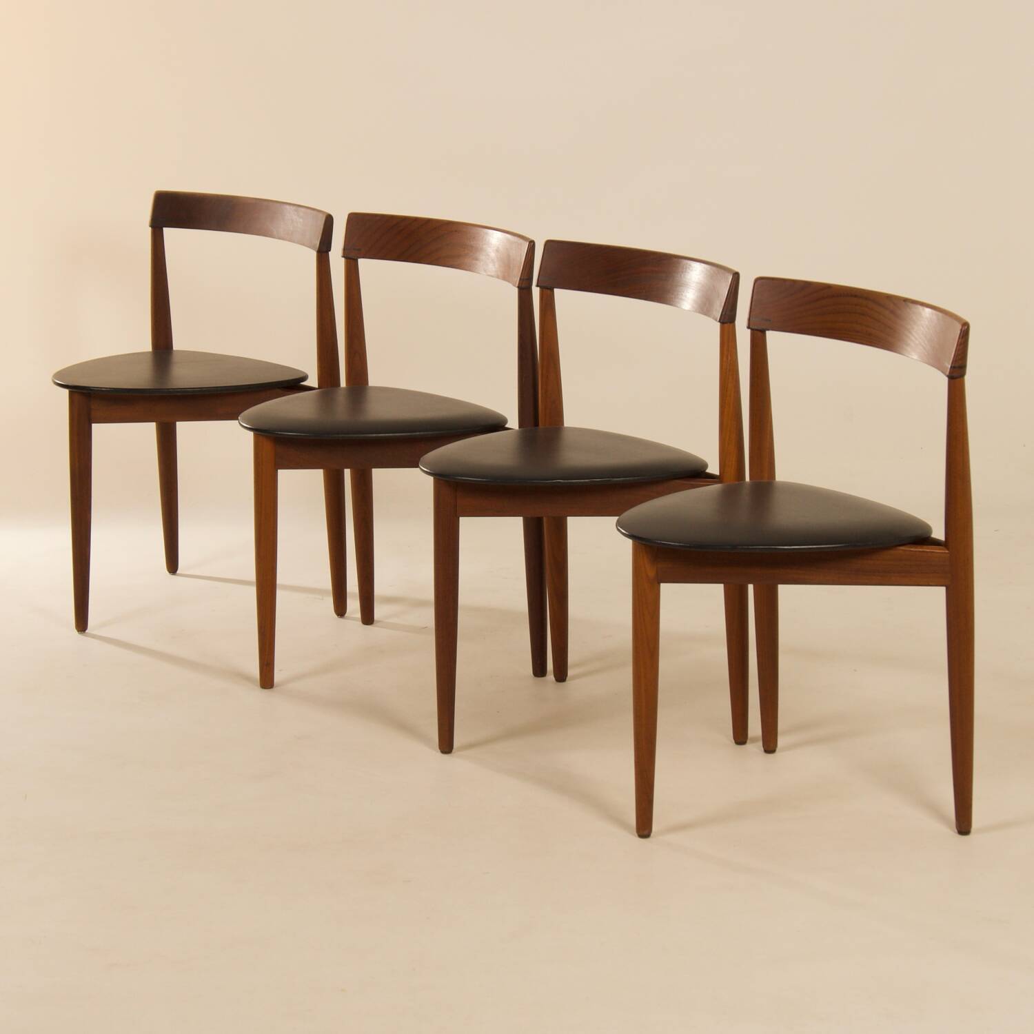 Roundette Dining Chairs by Hans Olsen for Frem Røjle, 1960s – Set of 4